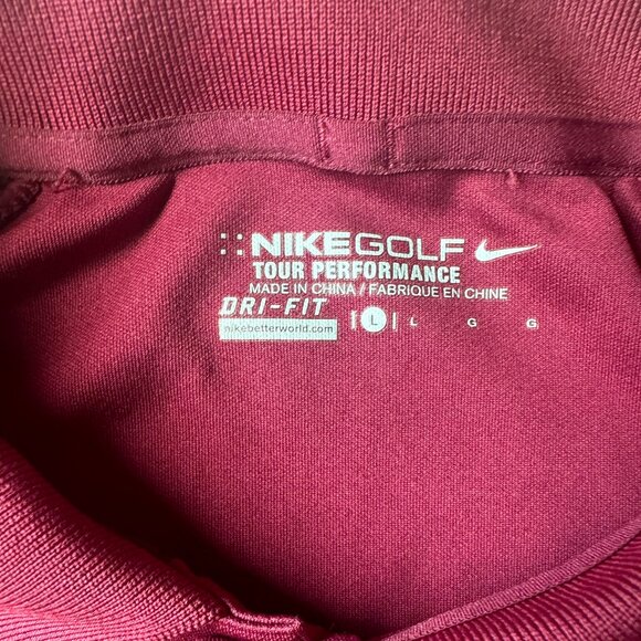 Nike Golf Red BMW Championship Dri-Fit Polo – Men’s L - Picture 3 of 6